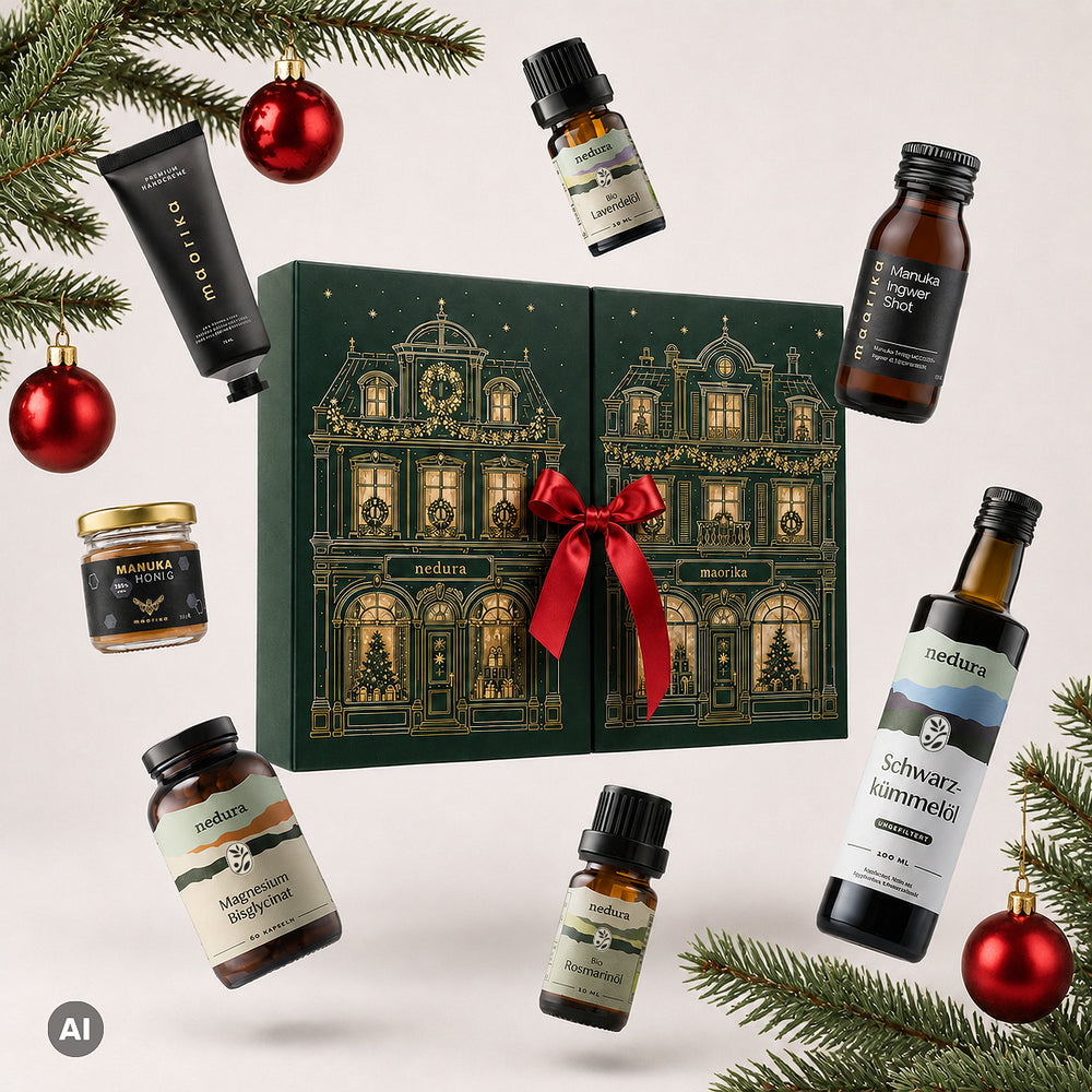 maorika Adventskalender mit nedura Produkten