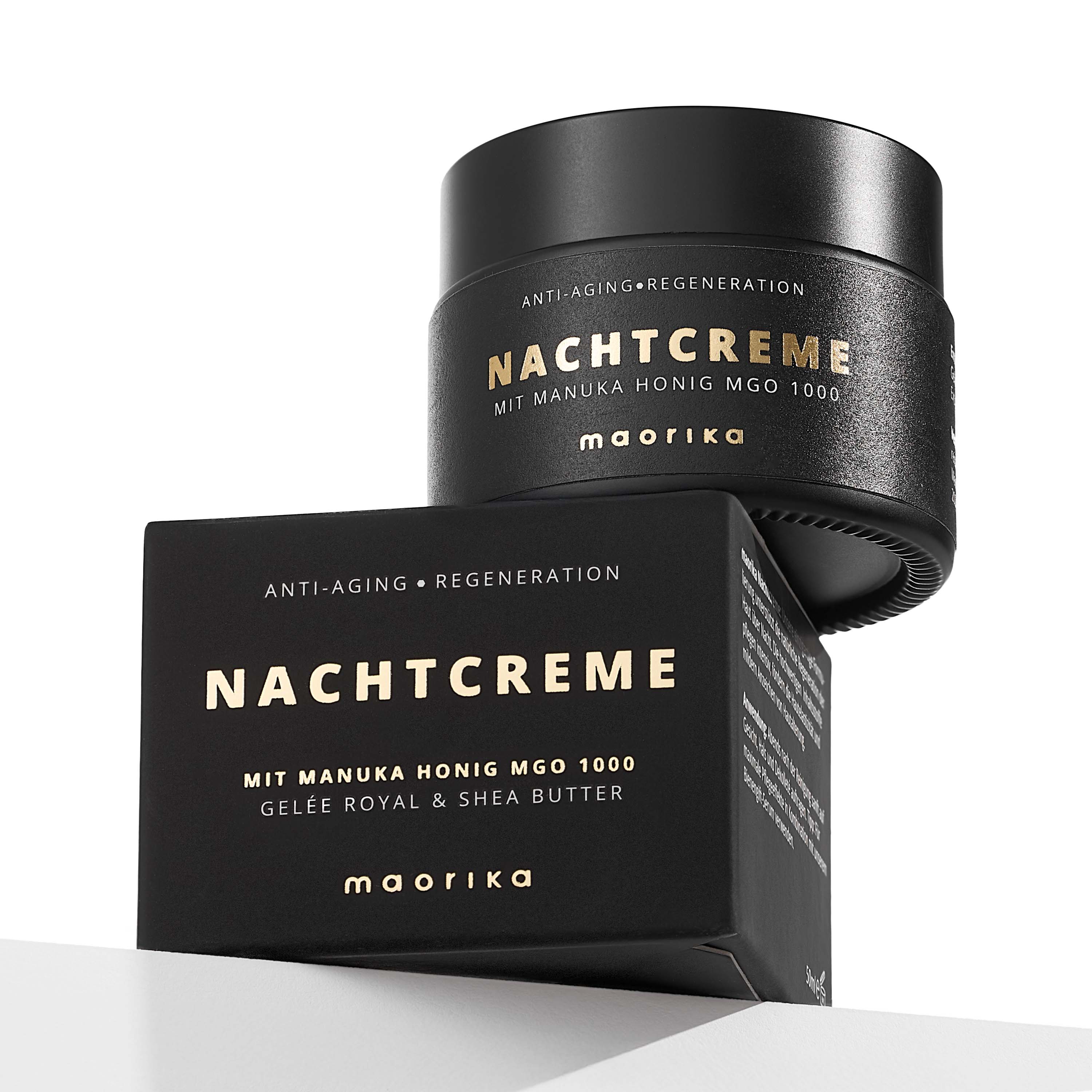 Anti-Falten Nachtcreme mit Manuka Honig MGO 1000