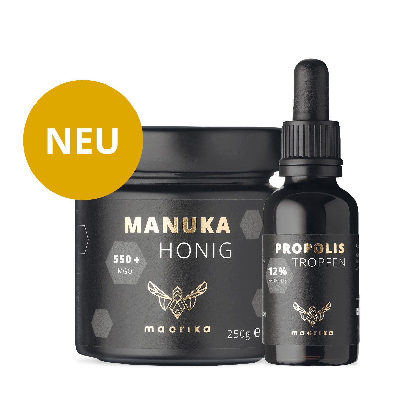 Manuka Honig MGO 550+ Gratis Propolis Tinktur 12%