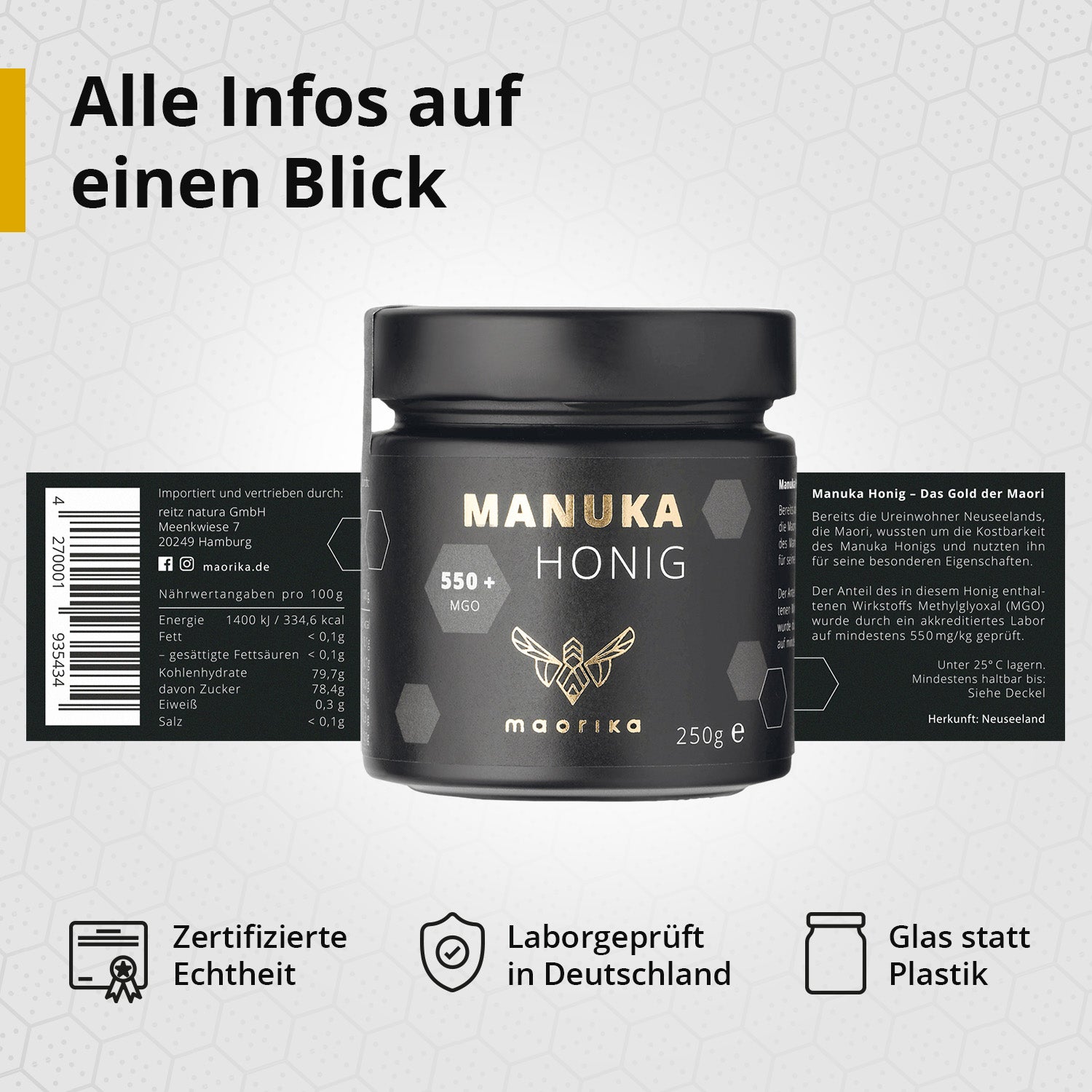 MGO 800+ Angebot (250g)
