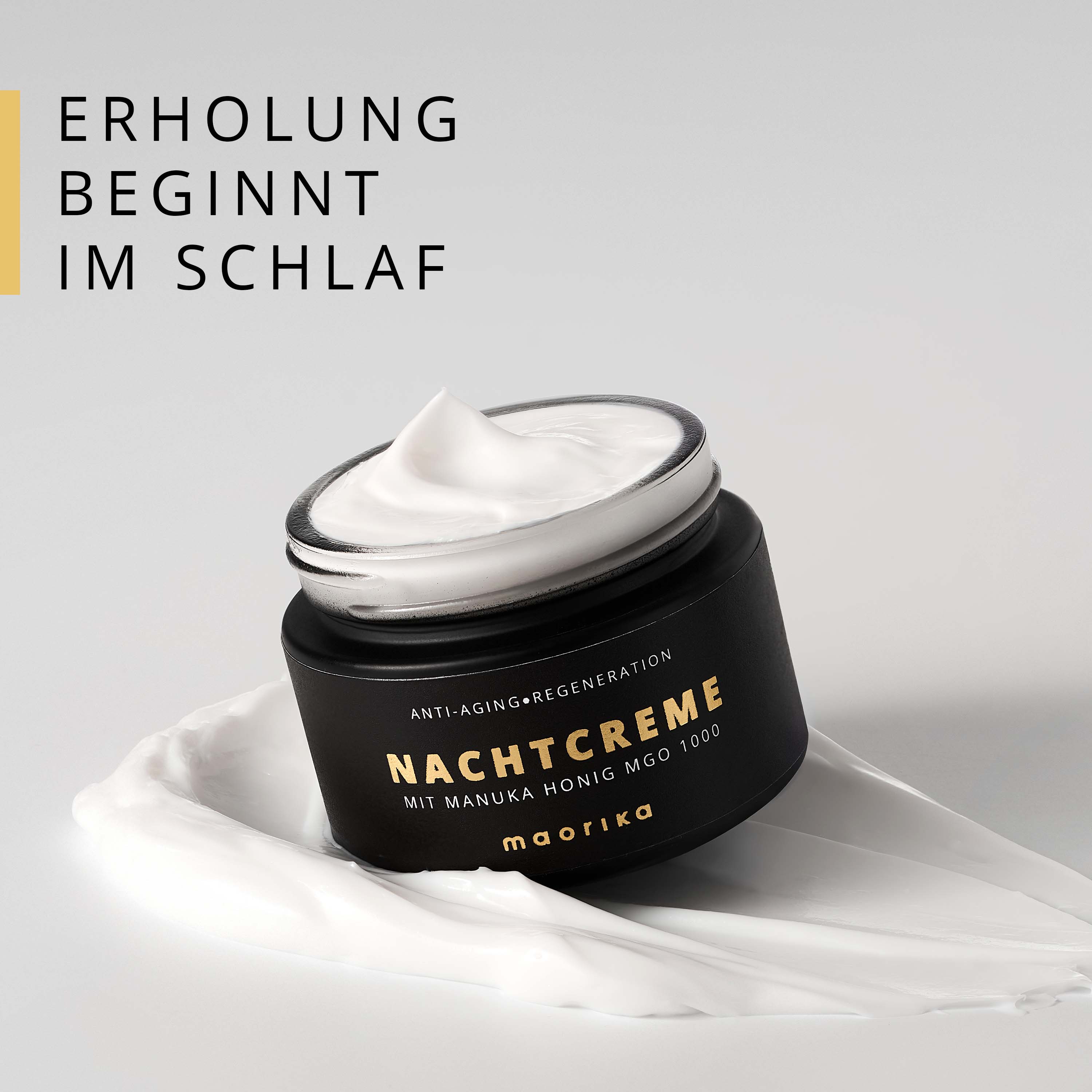 Anti-Falten Nachtcreme mit Manuka Honig MGO 1000