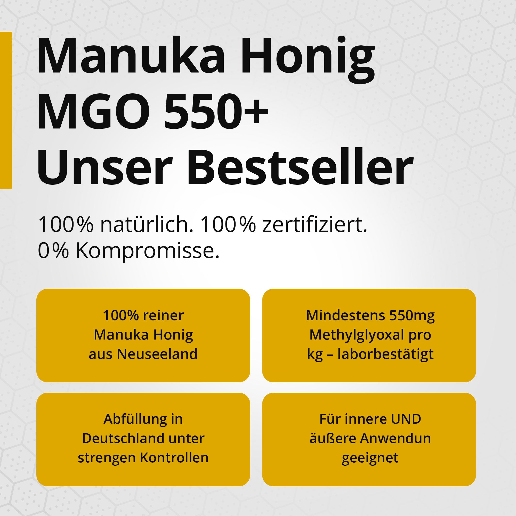 Manuka Honig MGO 550 +