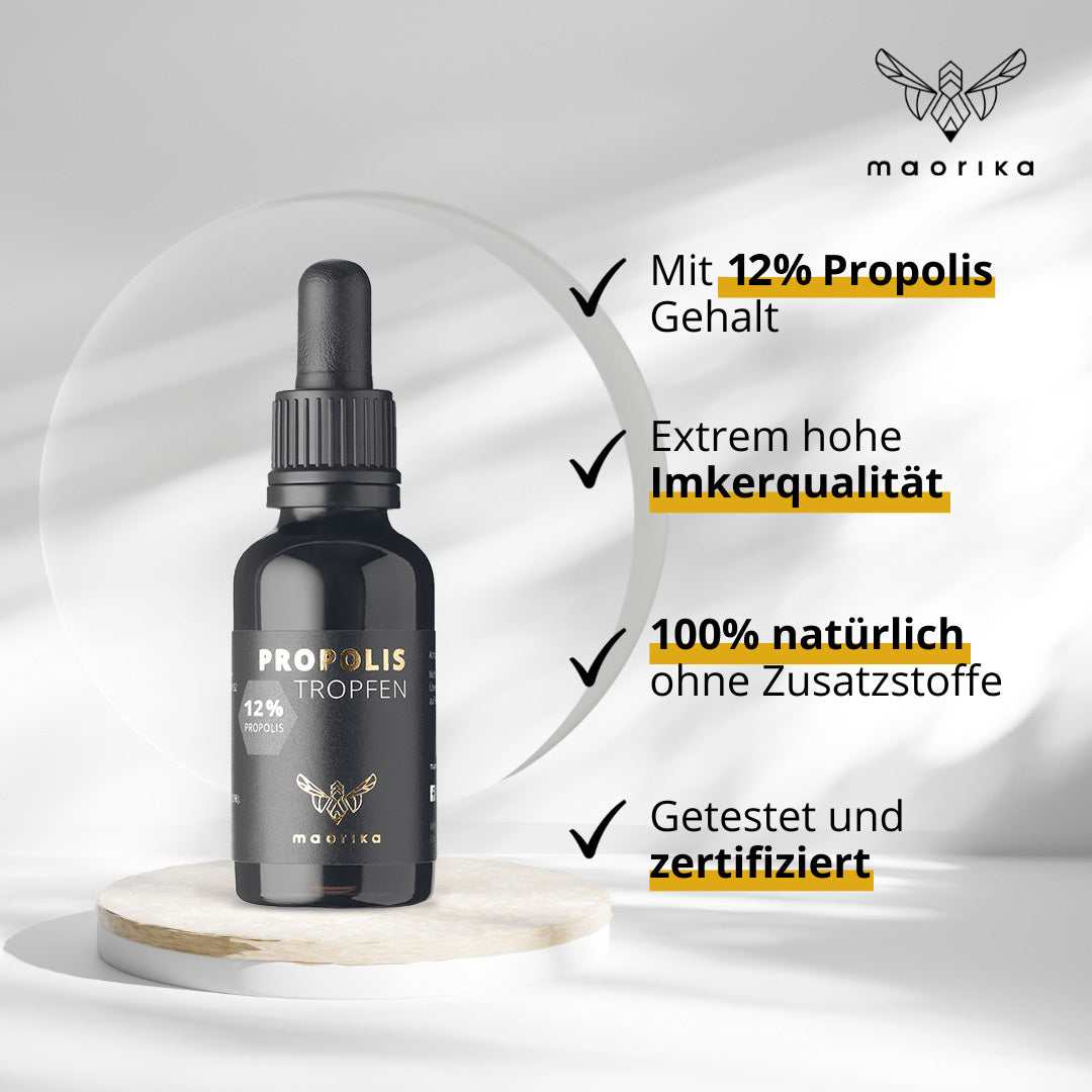 Manuka Honig MGO 550+ Gratis Propolis Tinktur 12%