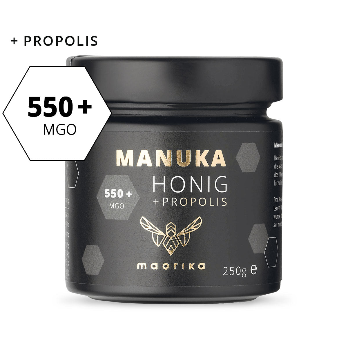 Manuka Honig MGO 550+ mit Propolisanteil